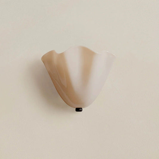 Vera Brass Glass Sconce