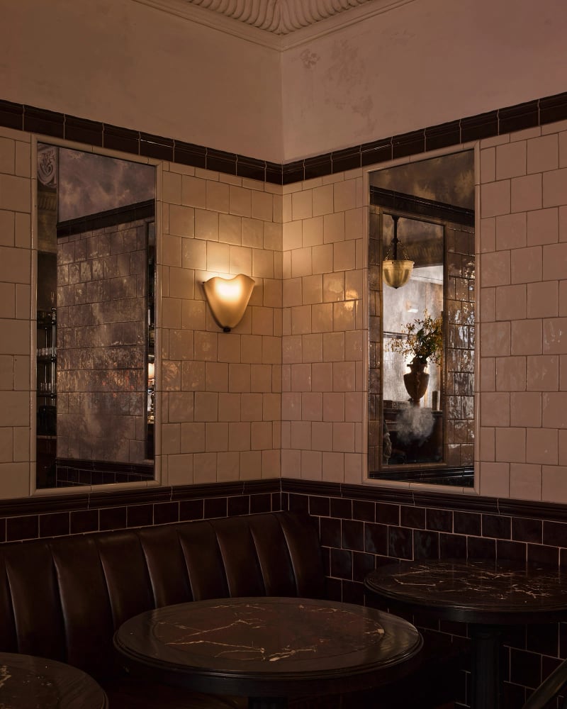 Vera Brass Glass Sconce