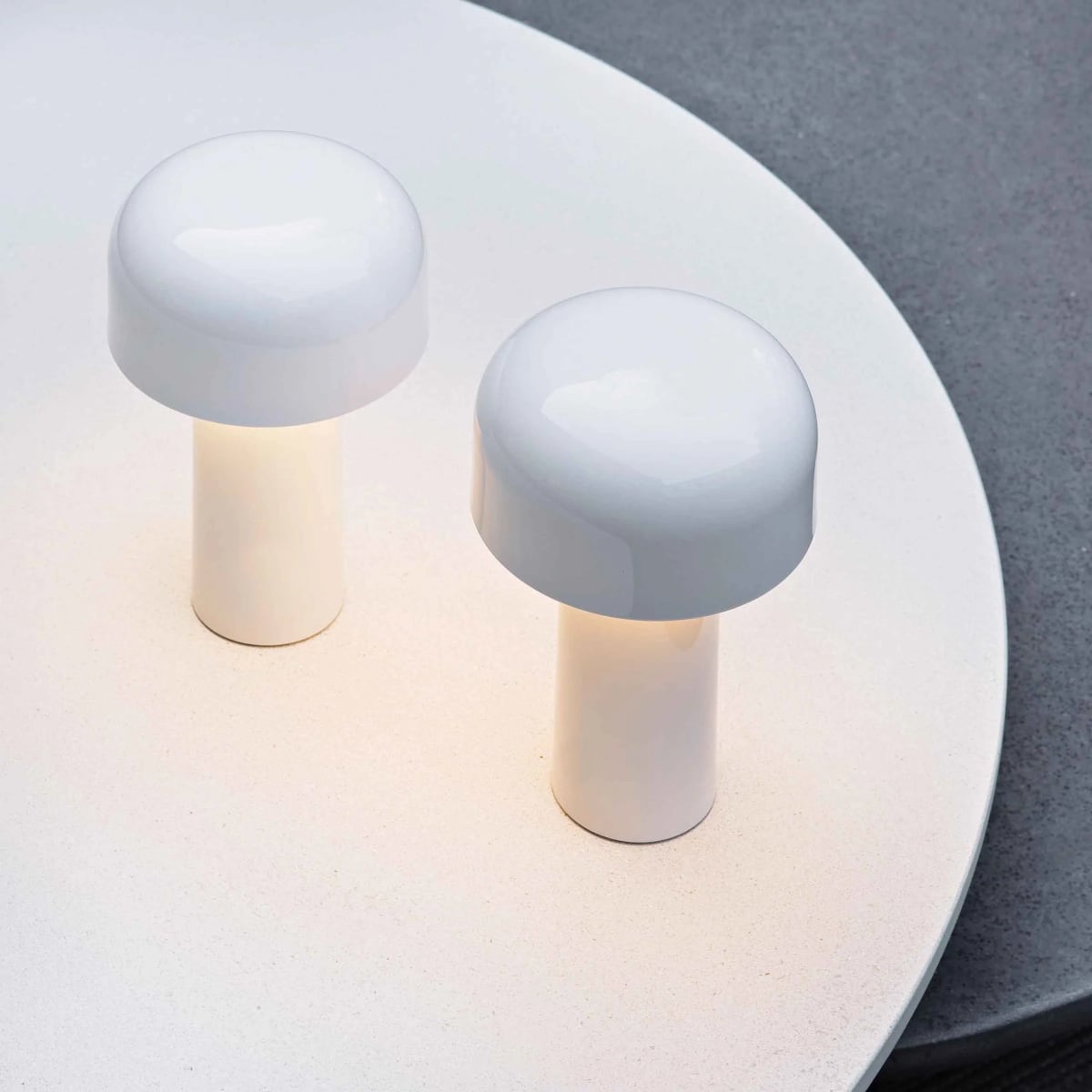 Bellhop Cordless Mushroom Table Lamp