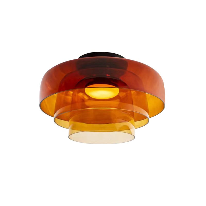 Glass Cake Layer Sconce