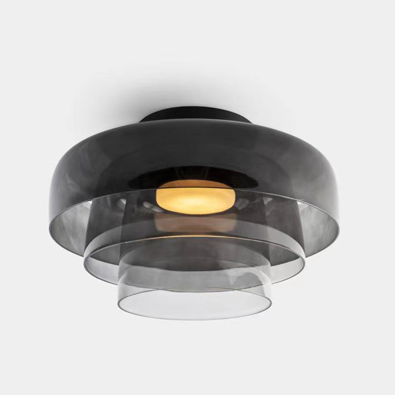 Glass Cake Layer Sconce