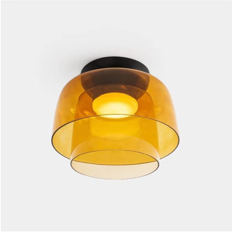 Glass Cake Layer Sconce