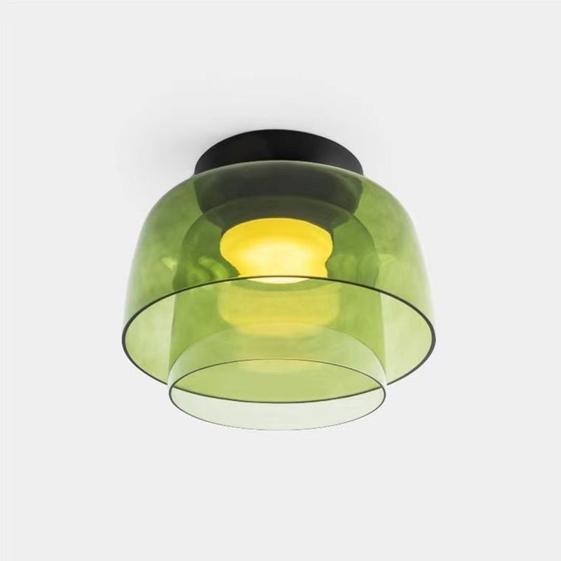 Glass Cake Layer Sconce