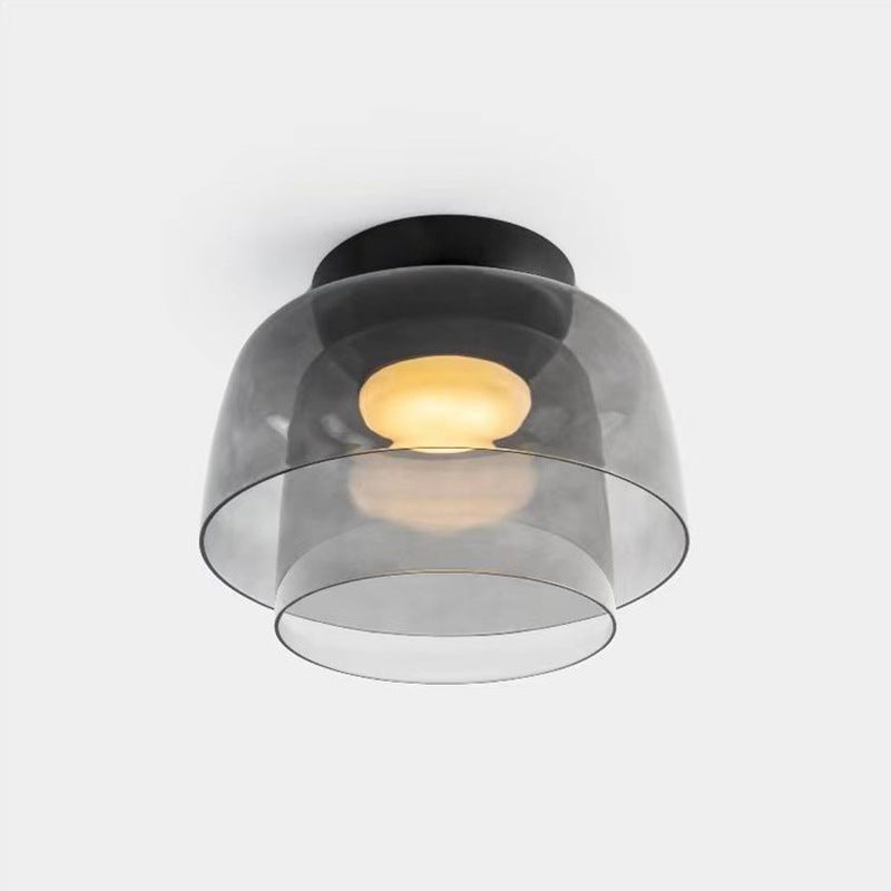 Glass Cake Layer Sconce