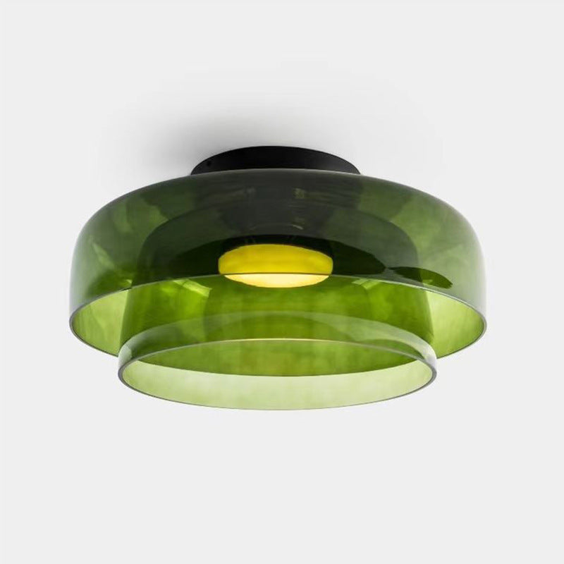 Glass Cake Layer Sconce