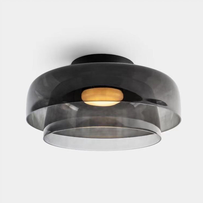 Glass Cake Layer Sconce