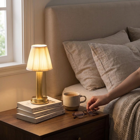 LD Doku Fabric Table Lamp lifestyle image