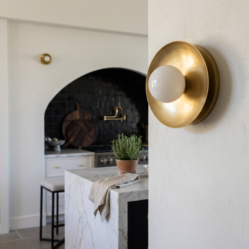 CD16/18 Copper Sconce lifestyle image