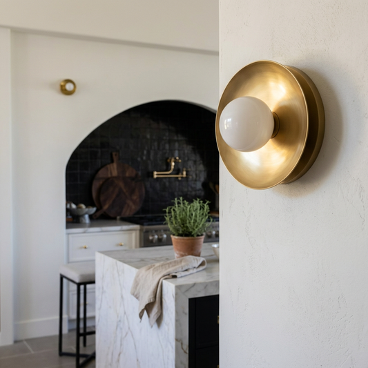 CD16/18 Copper Sconce lifestyle image