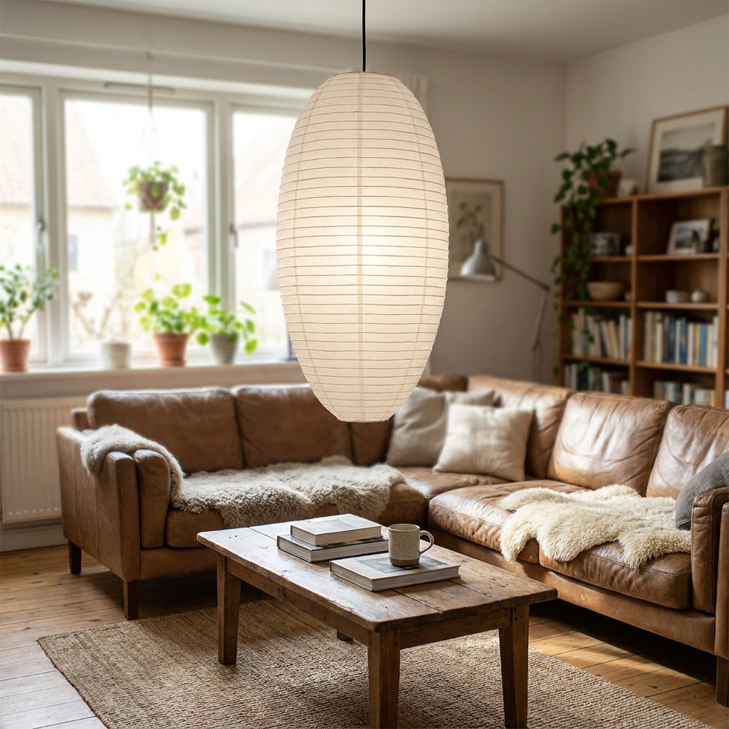 AKARI STYLE 23A Paper Pendant Light lifestyle image