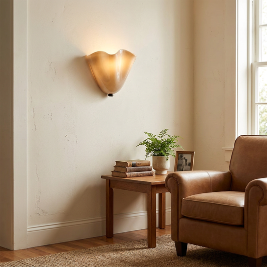 W28 Vera Glass Sconce lifestyle image
