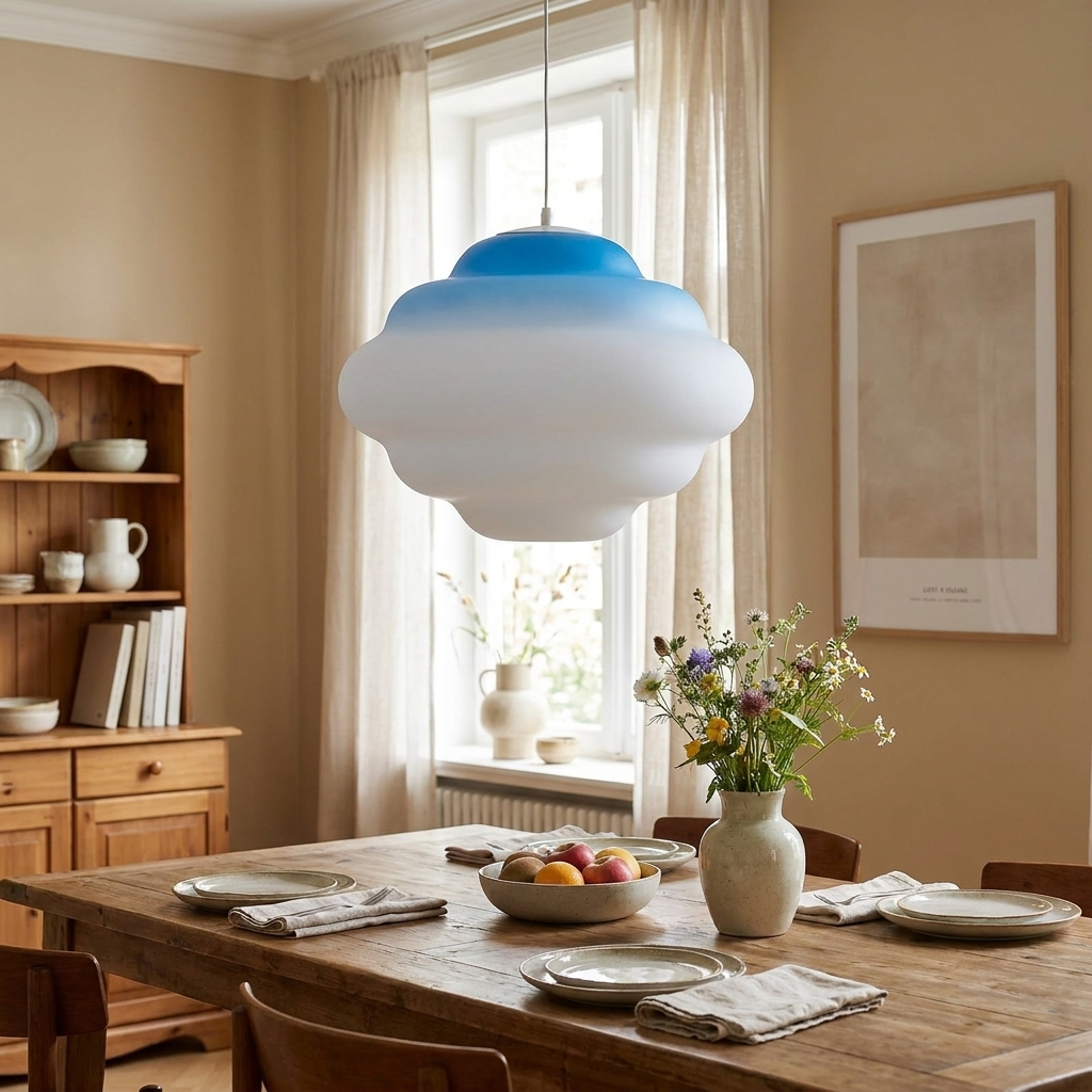 Cloud Glass Pendant Light lifestyle image