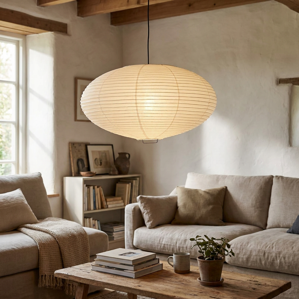 AKARI STYLE 16A Paper Pendant Light lifestyle