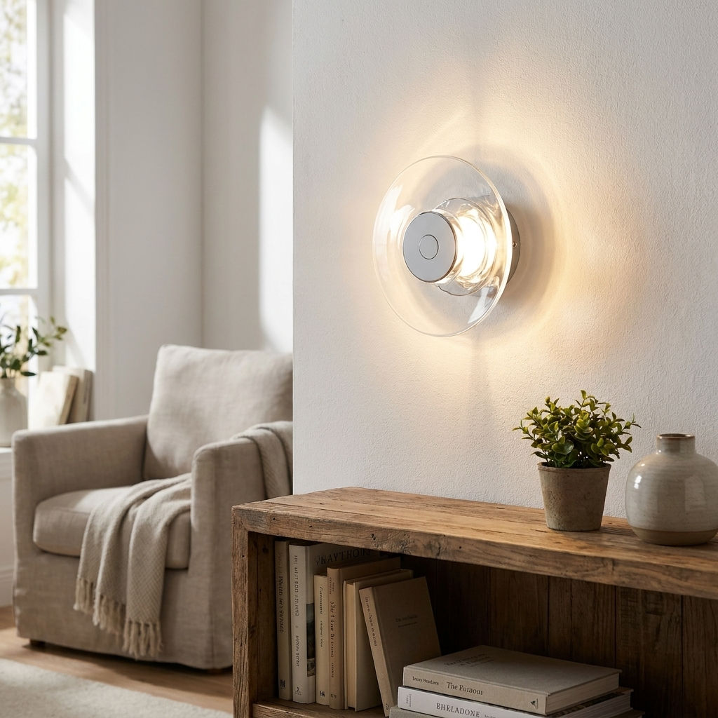 D13 D16 Glass Surface Mount Sconce lifestyle