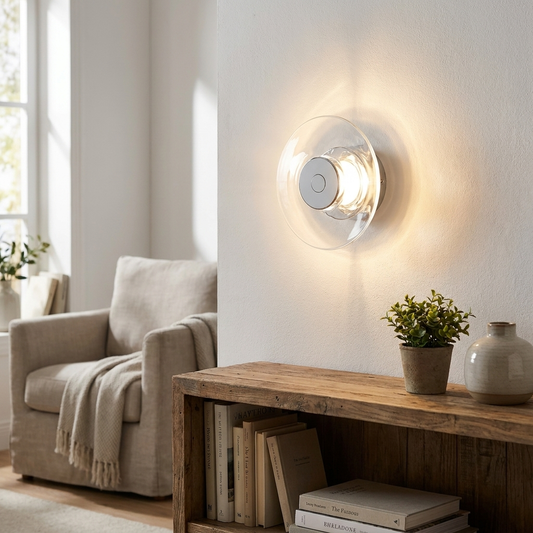 D13 D16 Glass Surface Mount Sconce lifestyle