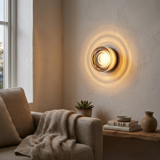 RD13 Wall Ceiling Glass Surface Mount Sconce lifestyle