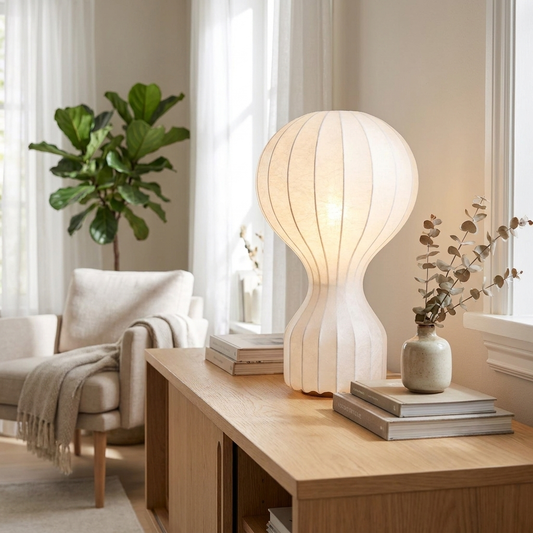 AL Balloon Silk Table Lamp lifestyle