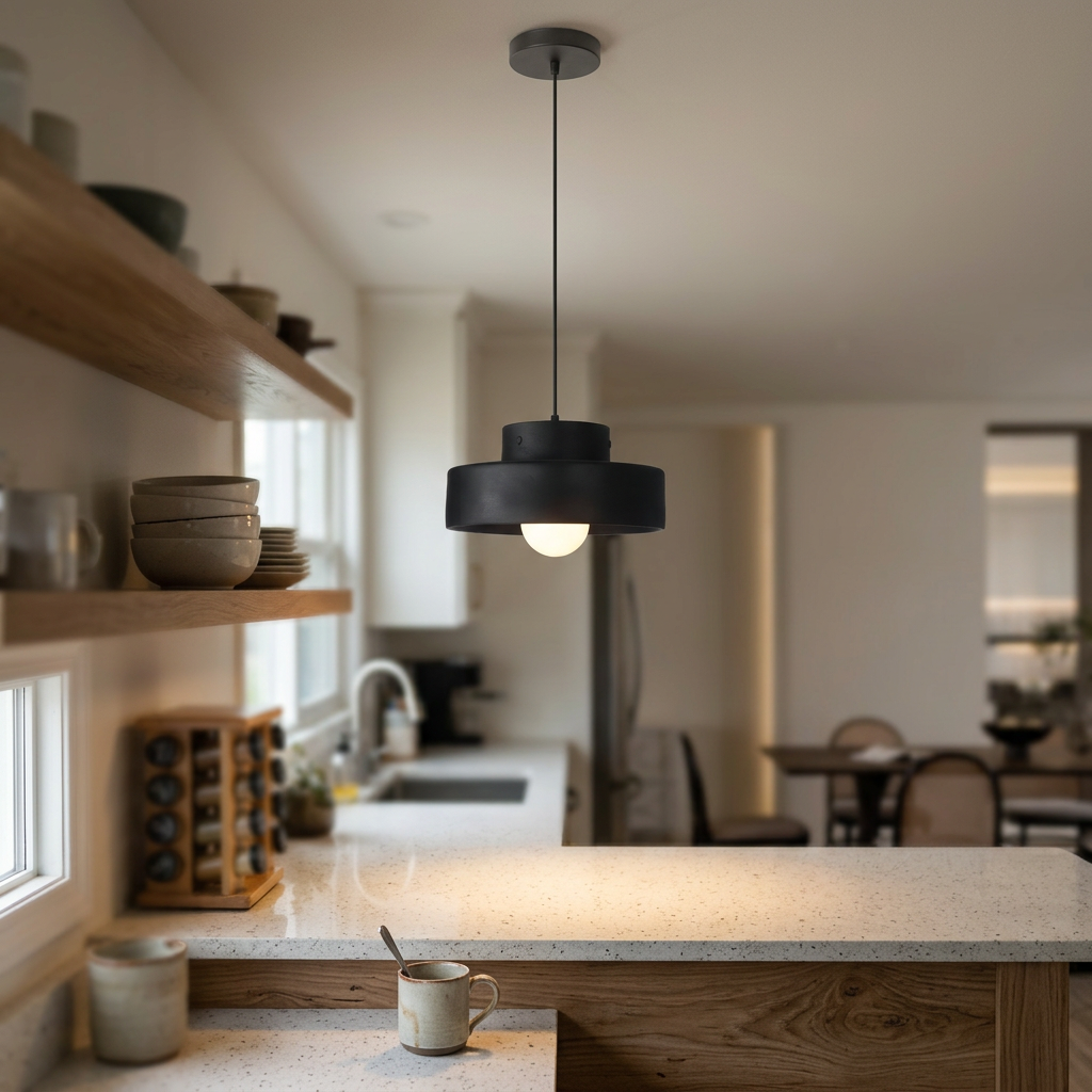 Etou Wabi-Sabi Style Resin Pendant lifestyle