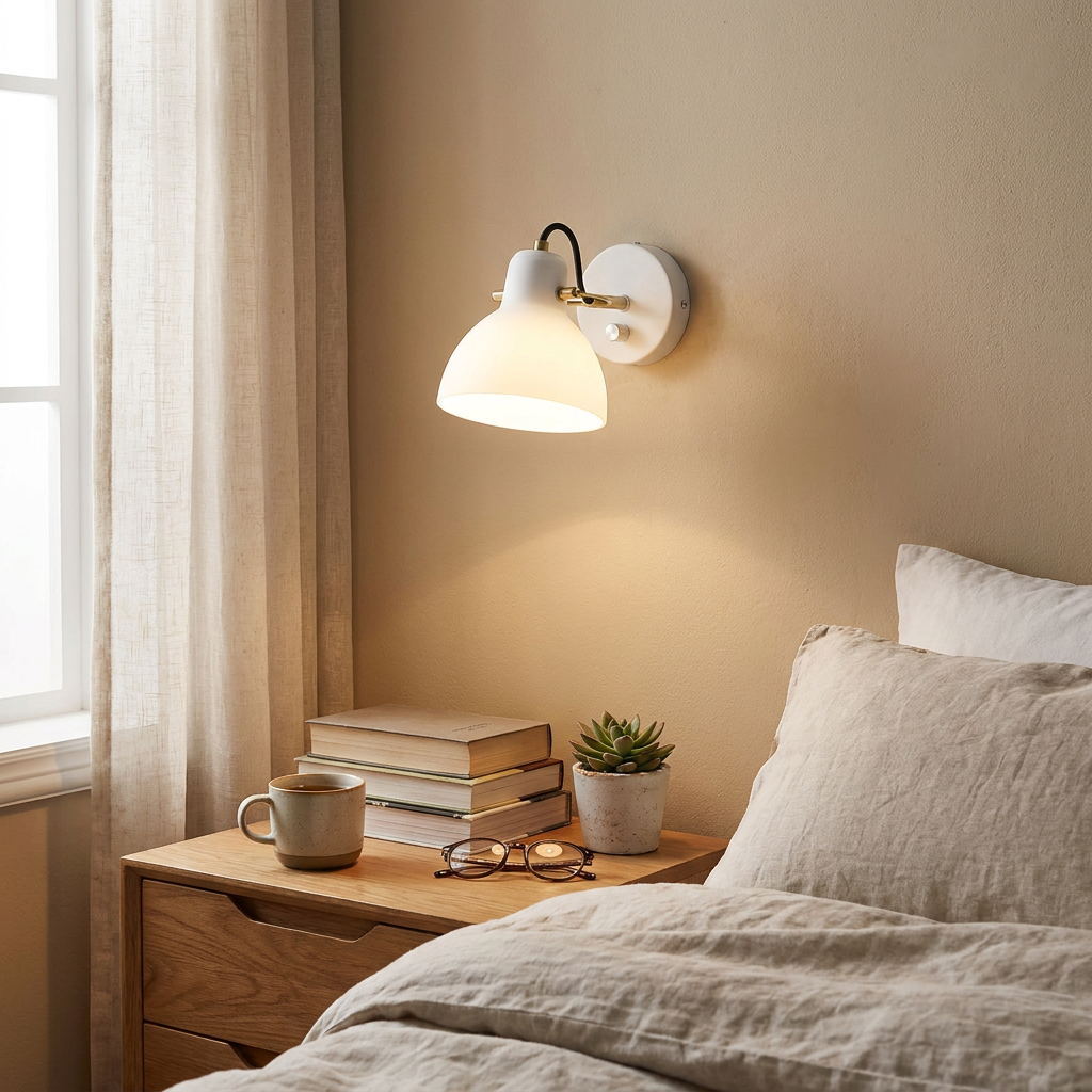 R14 Glass Rotating Surface Mount Sconce - lifestyle