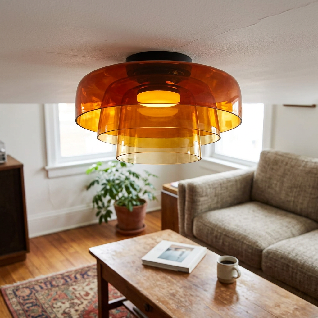 Glass Multi-layer Cake Sconce - lifestyle