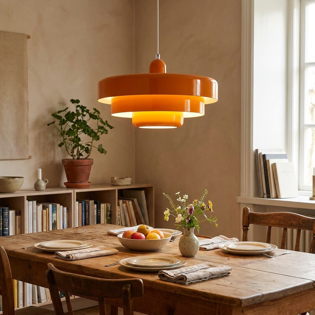 350mm Bauhaus Multi-Layered Pendant - lifestyle