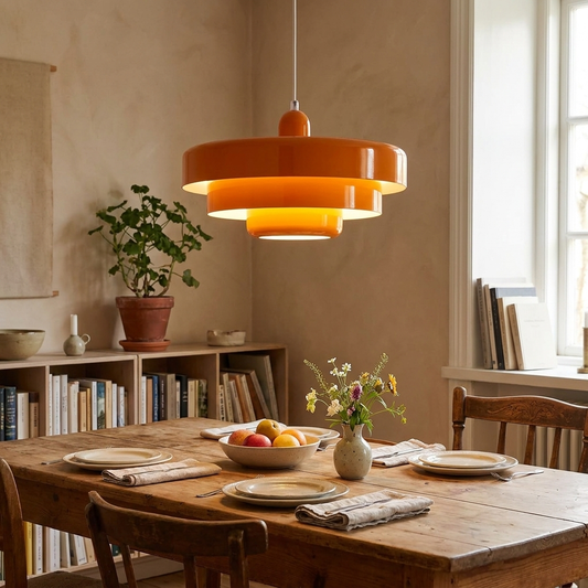 350mm Bauhaus Multi-Layered Pendant - lifestyle