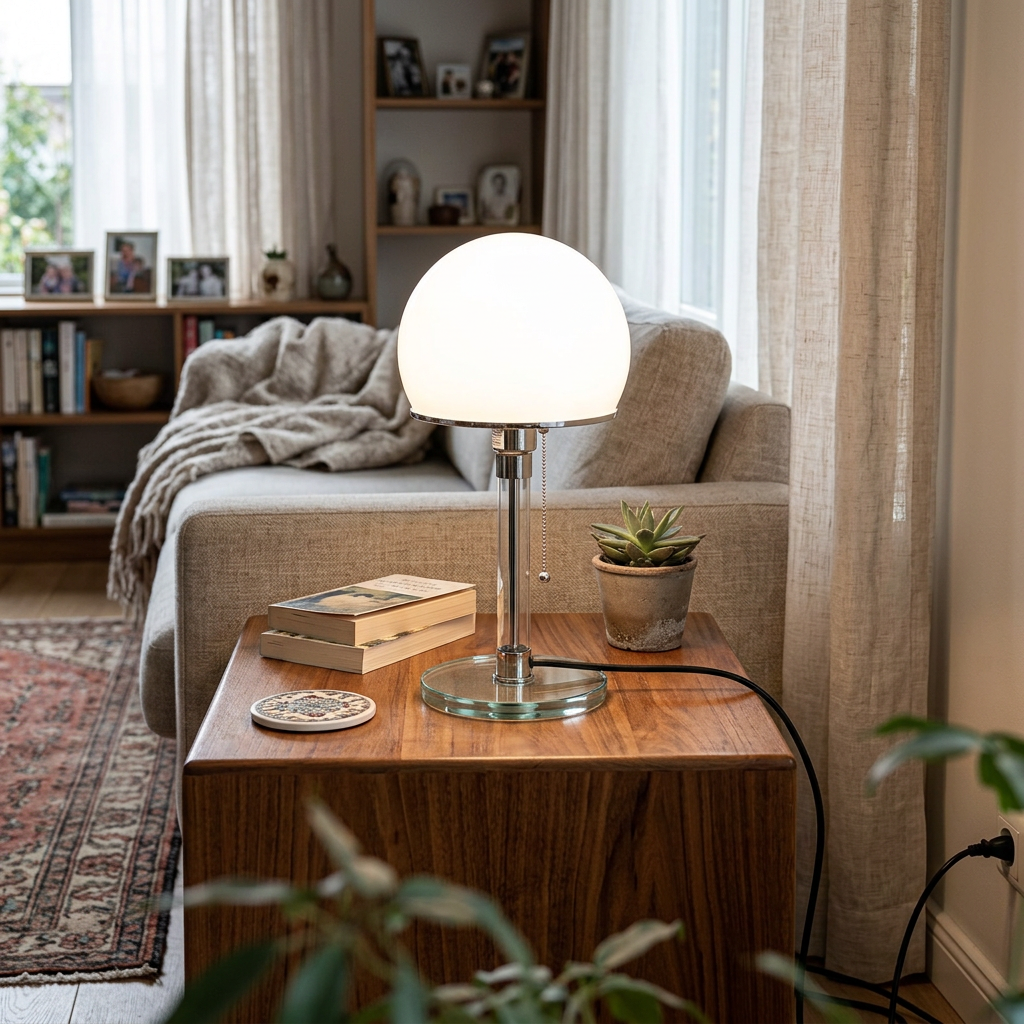 MP Wagenfeld Table Lamp - lifestyle