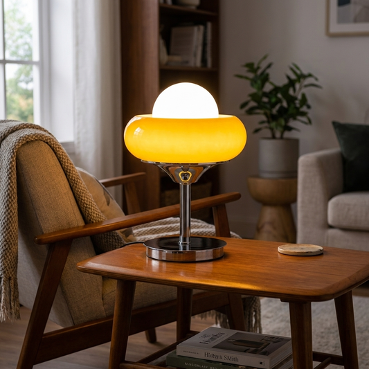 Bauhaus Egg Tart Table Lamp Floor Lamp - lifestyle