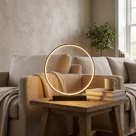 Outdoor Waterproof Acrylic Lampshade Aluminum Ring Design LED Lawn Light