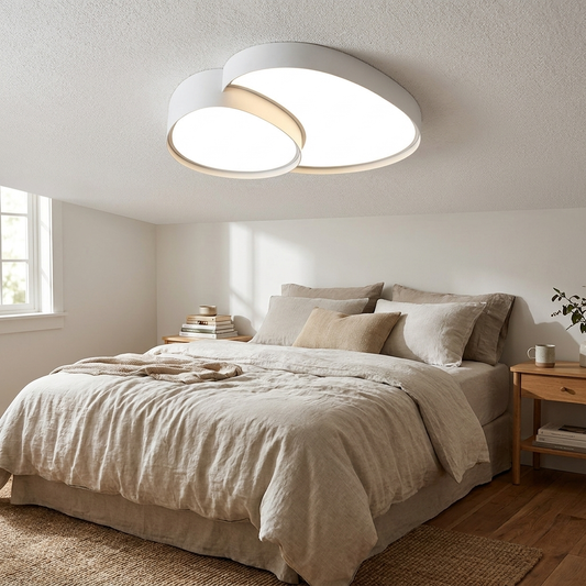 Contemporary Simplicity Cobblestone Acrylic Hardware LED Flush Mount Ceiling Light