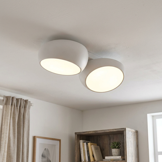 Modern Minimalist Combination Round Iron Plastic Flush Mount Ceiling Light