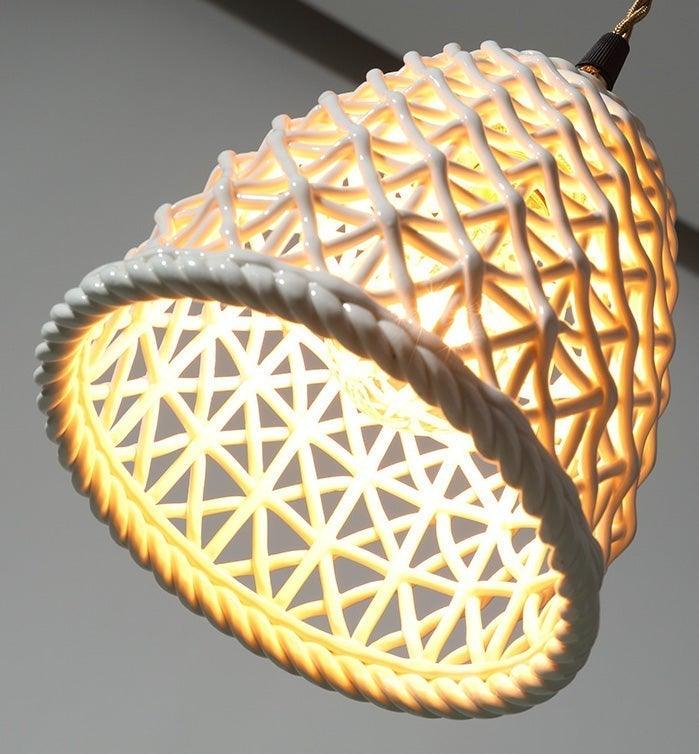 Yuko Ceramic Hollow Pendant