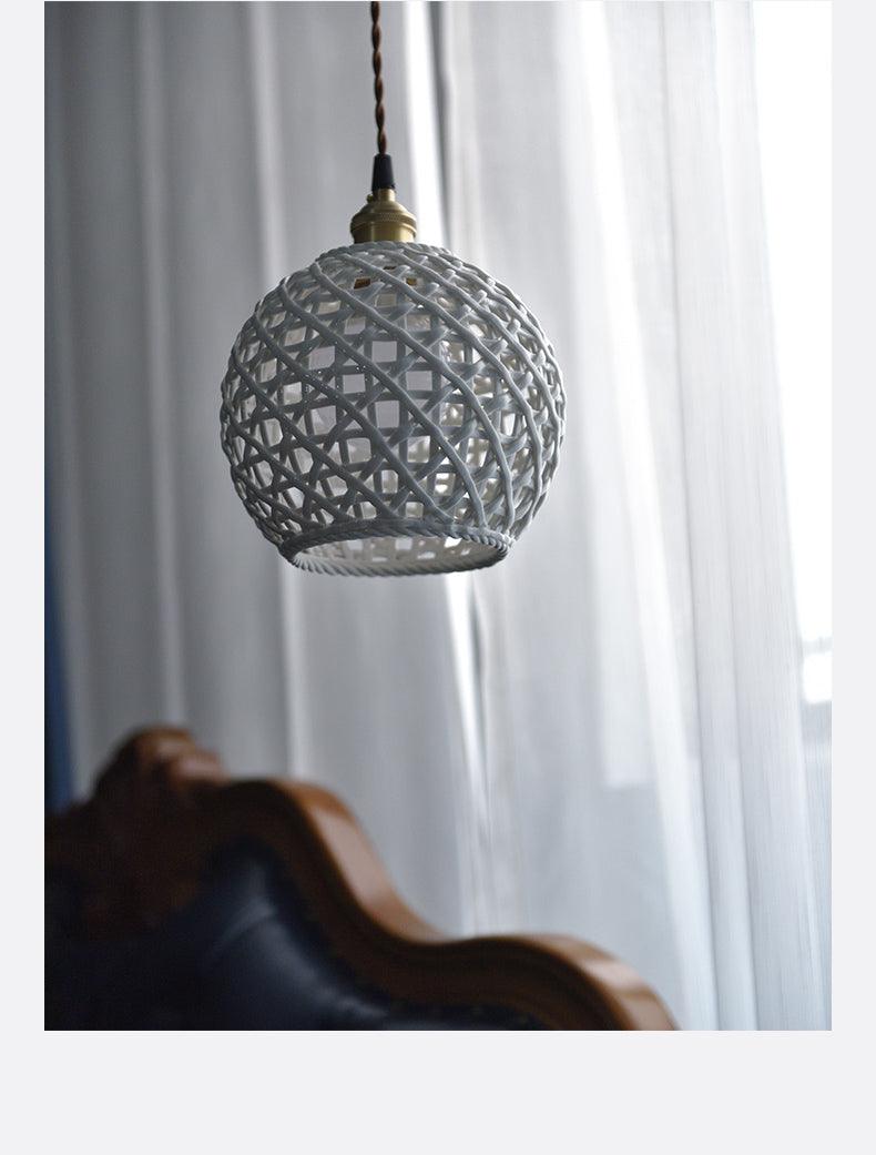 Yuko Ceramic Hollow Pendant