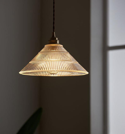 Subaru Brass Glass Pendant