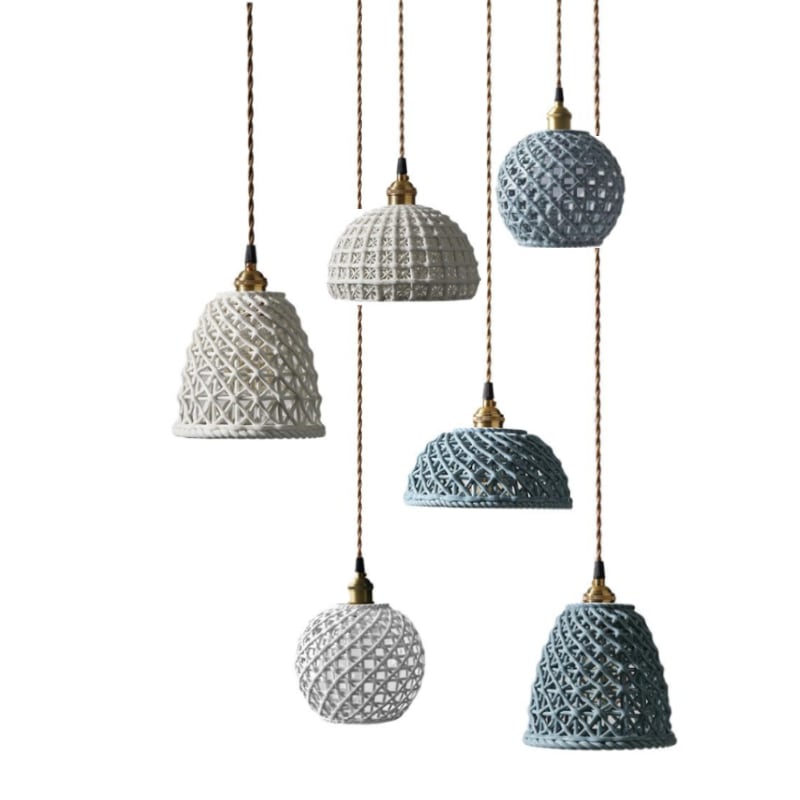 Yuko Ceramic Hollow Pendant