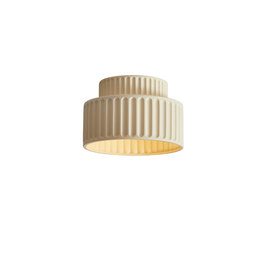 Genji Double-Layer Cream Cake Ceiling Light